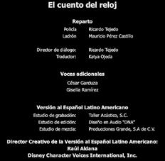 CRÉDITOSELCUENTODELRELOJ