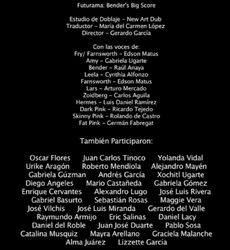 Doblaje Latino de Futurama La Gran Película de Bender
