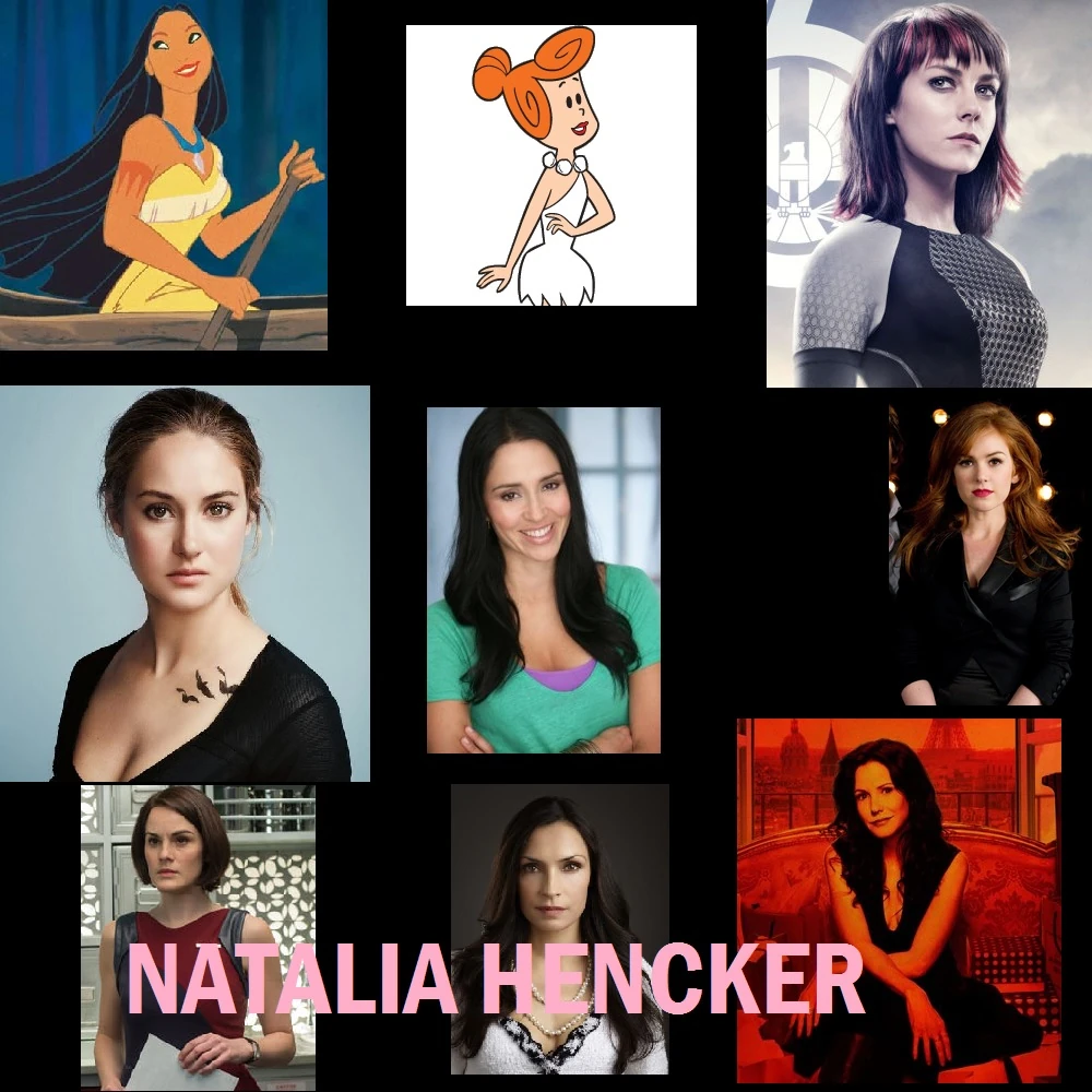 Imagen Nathalia hencker y sus personajes.jpg Doblaje Wiki FANDOM