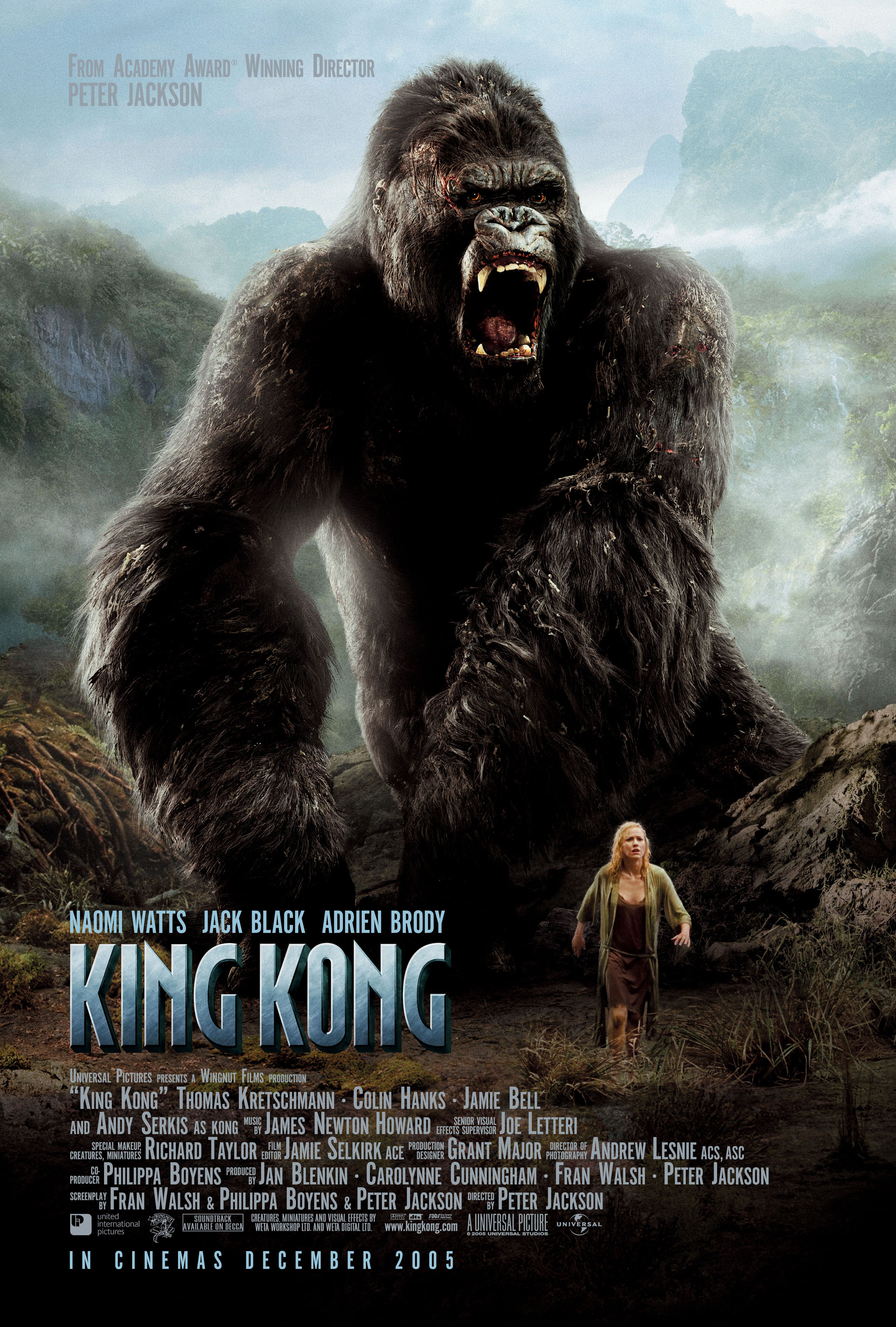 Resultado de imagen para pelicula king kong 2005