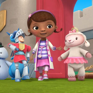 doc mcstuffins stuffy's ambulance ride