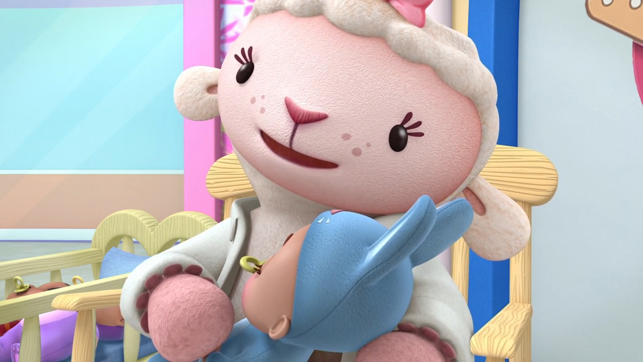 Image Lambie and a baby in a bunny outfit.jpg Doc McStuffins Wiki