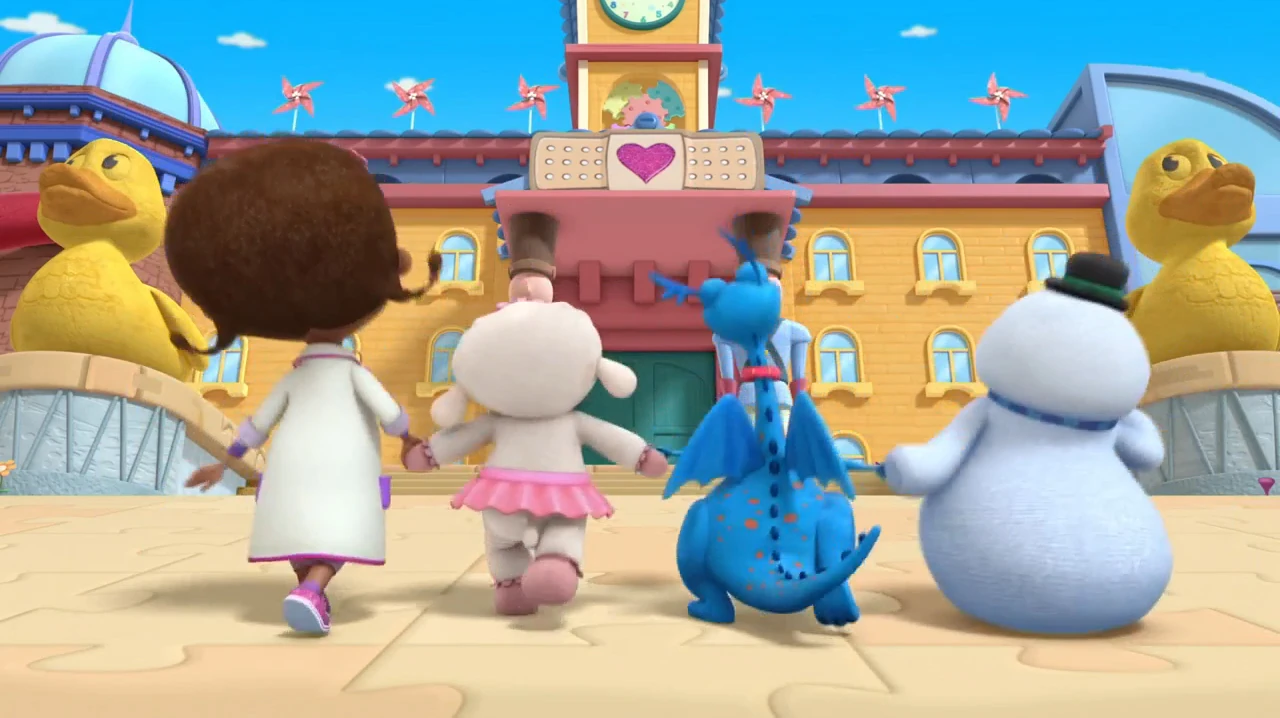 Image Doc, lambie, stuffy and chilly go into the hospital.jpg Doc