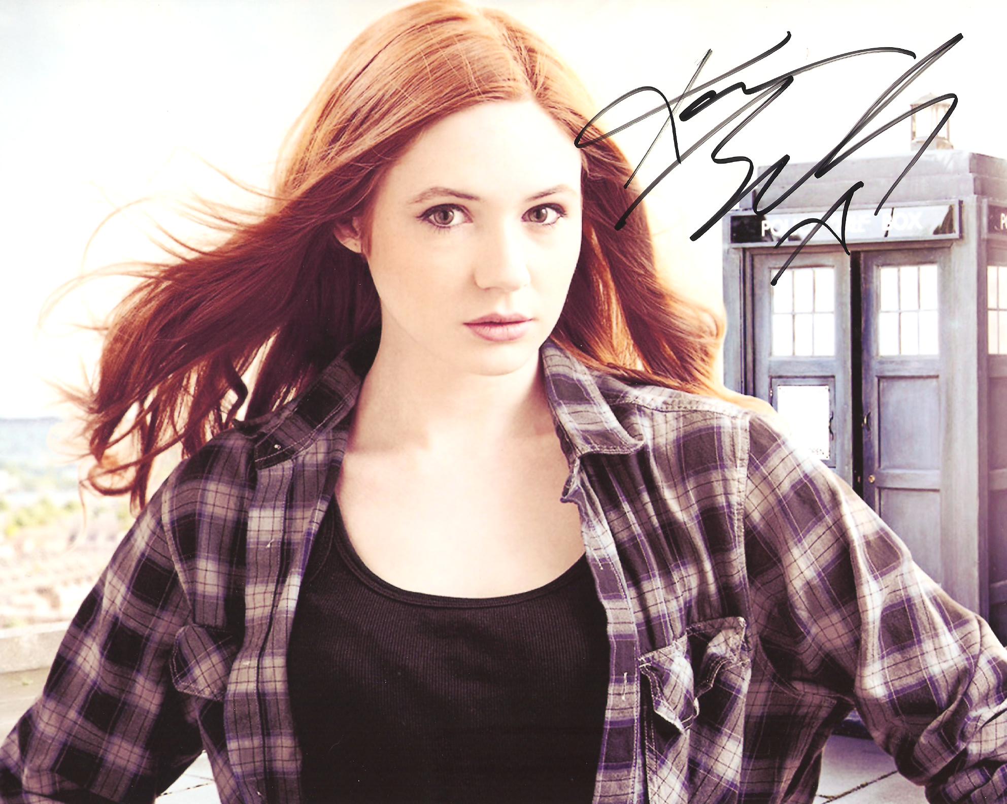 Image - Karen gillan signed photo.jpg | Doctor Who Collectors Wiki ...