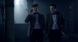 250px-Eleventh-doctor-with-ganger