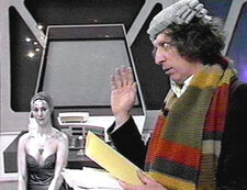 El Doctor en una nave del hiperespacio