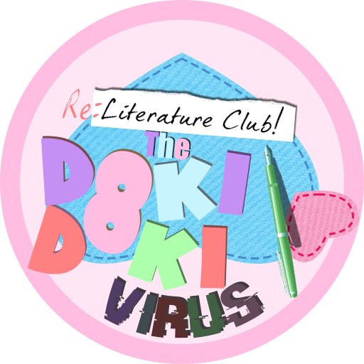 doki doki literature club logo white