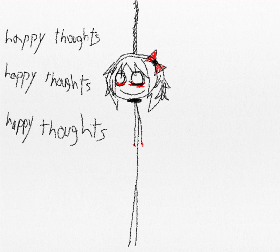 happy thoughts sayori happy thoughts sayori