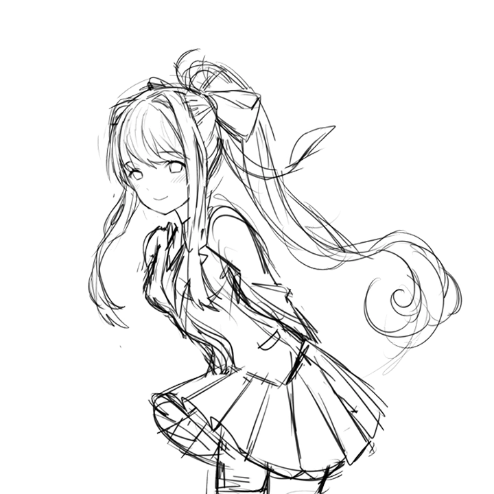 Image - 5monika.png | Doki Doki Literature Club Wiki | FANDOM powered