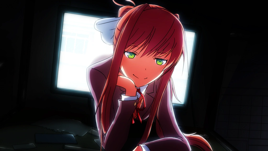 Imagem - Just monika by greedydeviant-dbwlkja.png | Wiki Doki Doki