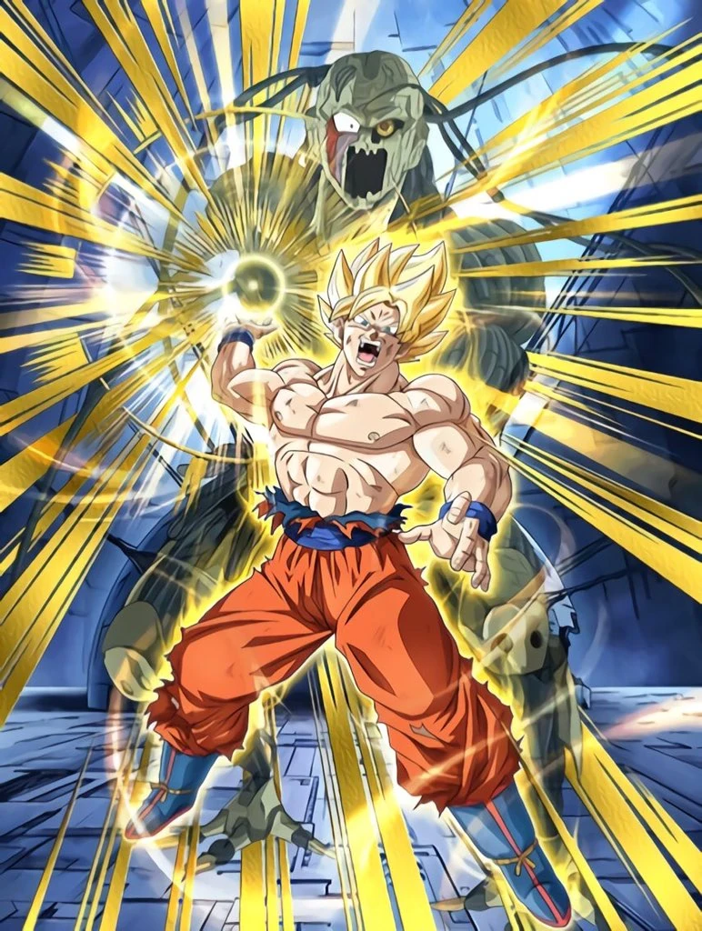 Super puissance embrasée Son Goku Super Saiyan Wiki DokkanBattleFR FANDOM powered by Wikia