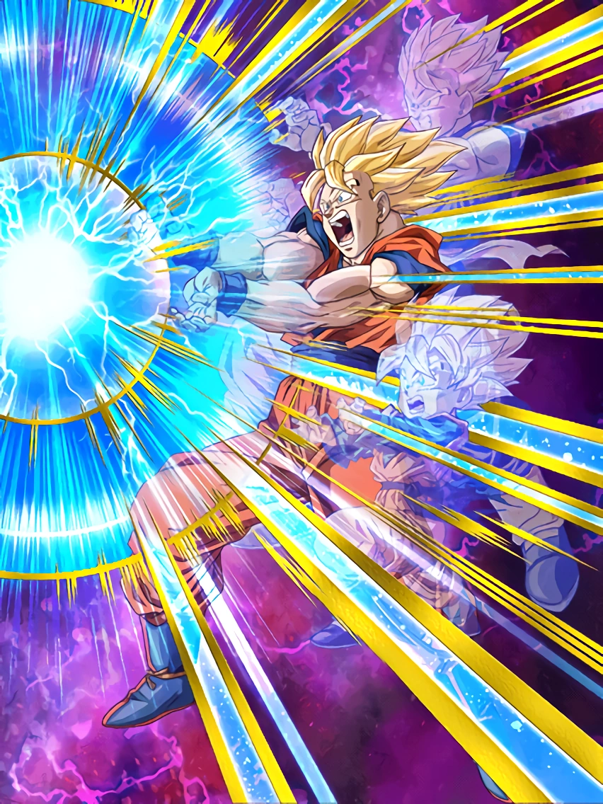 Son Goku Super Saiyan Kamehameha