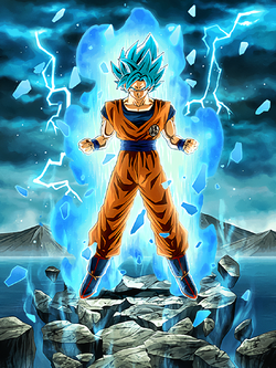 Force fulgurante Son Goku Super Saiyan divin SS Wiki 