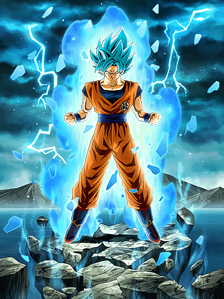 Force fulgurante Son Goku Super  Saiyan  divin  SS Wiki 