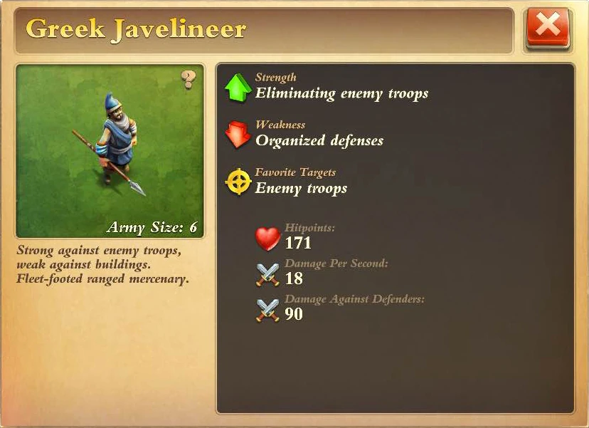 Image Javelineer.jpg DomiNations! Wiki FANDOM powered by Wikia