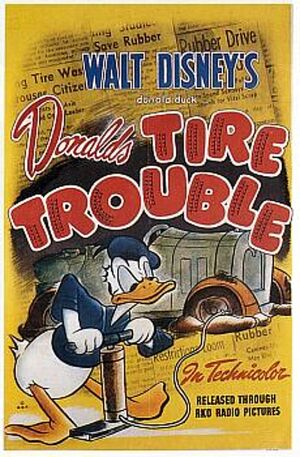 D tire trouble poster