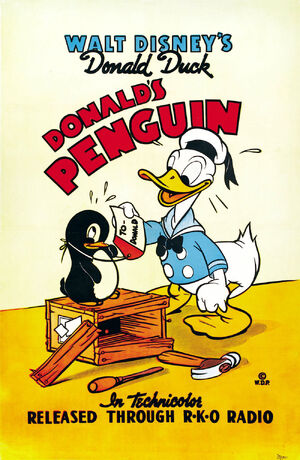 D penguin poster