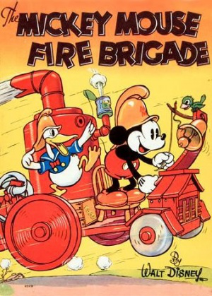 D mickeys fire brigade poster