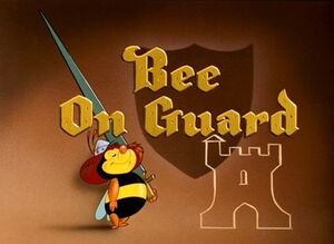 D bee on guard