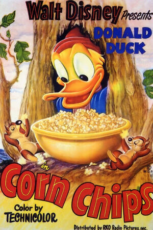 D corn chips poster