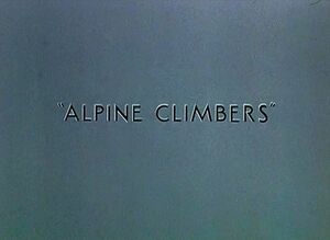 D alpine climbers
