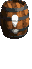 Invincibility Barrel - DKC2