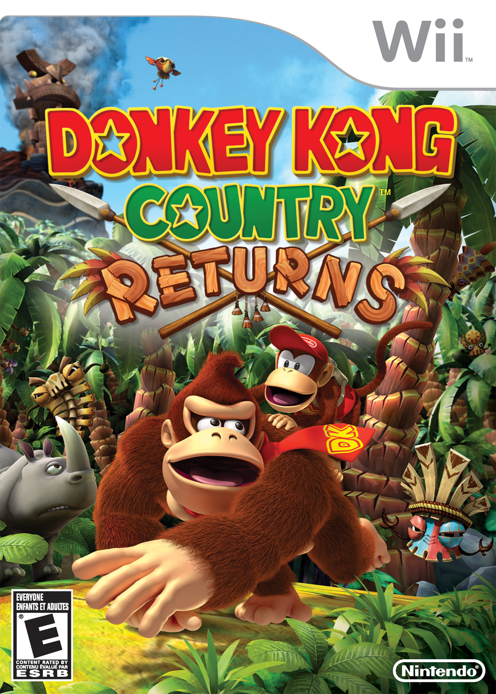 Image result for donkey kong country returns box art