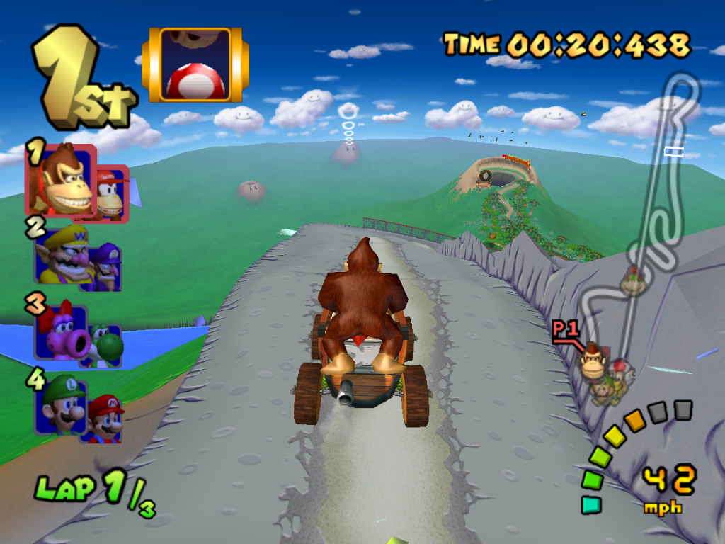 Image result for mario kart dk mountain