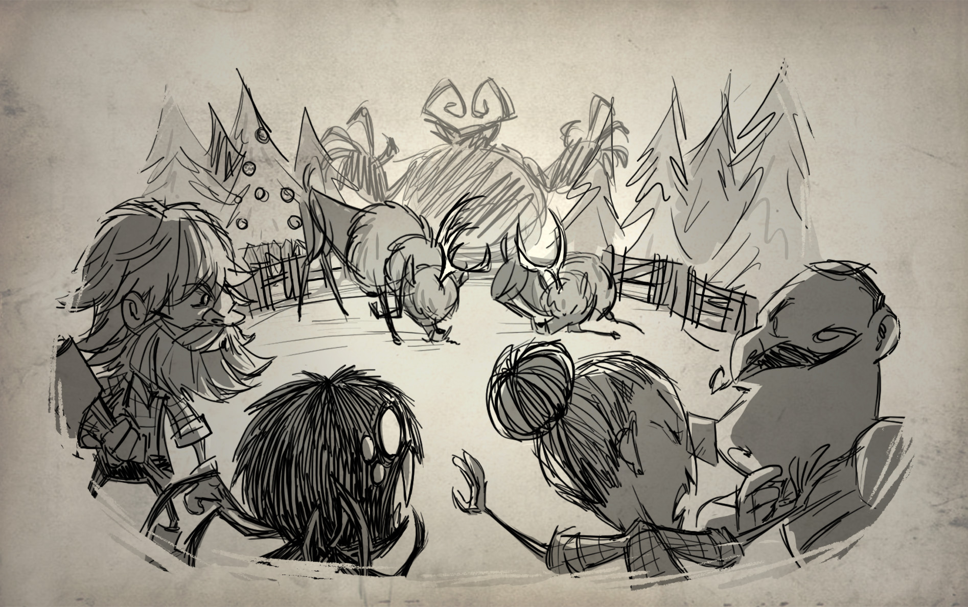 Don t starve together обои