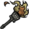 Carved Stone Torch Icon