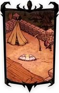Campsite Portrait Background
