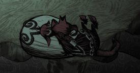 Krampus sleeping