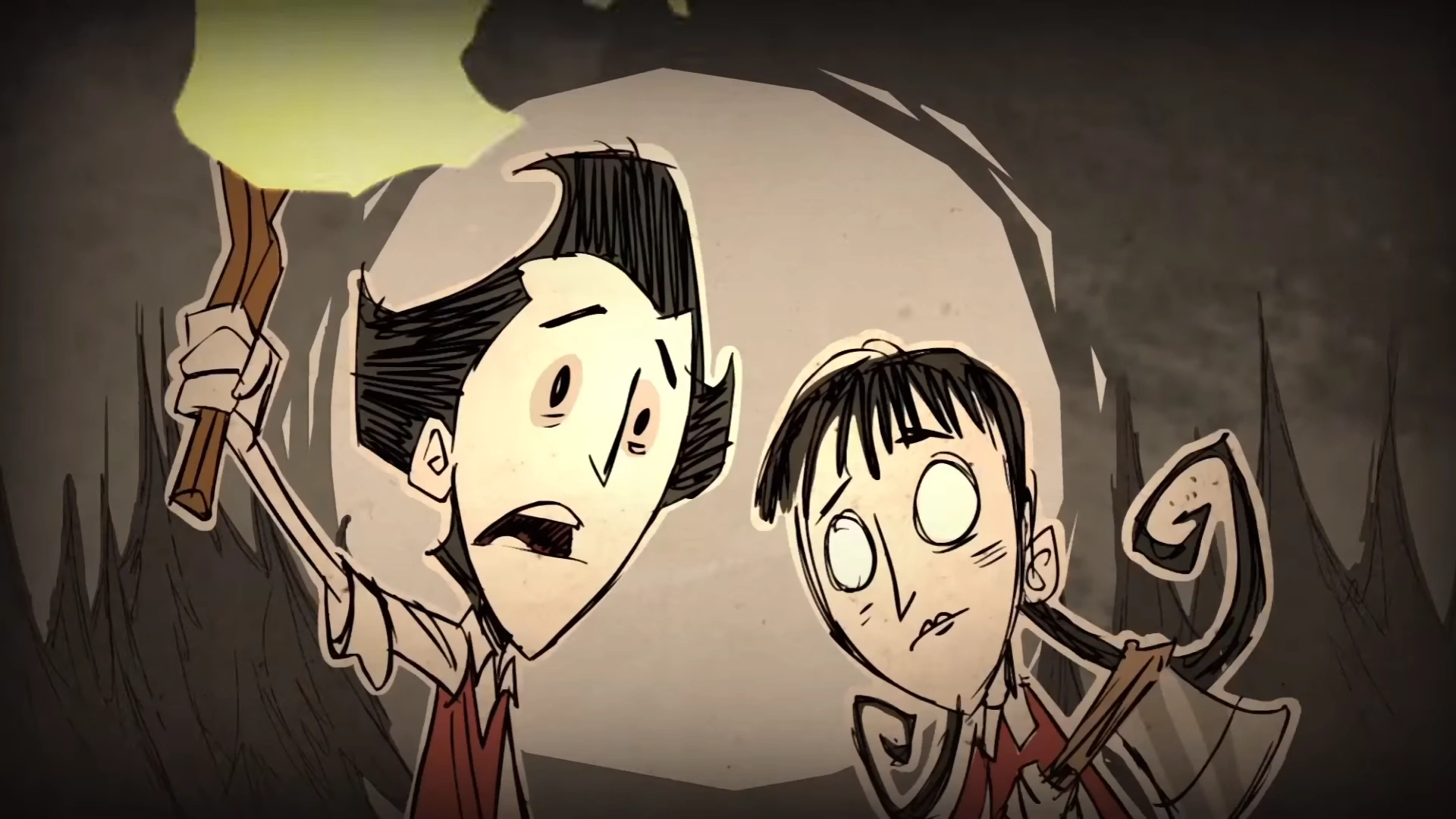 Image - DST Launch Trailer Wilson and Willow.png | Don't Starve game