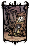 Smashed Clock Portrait Background