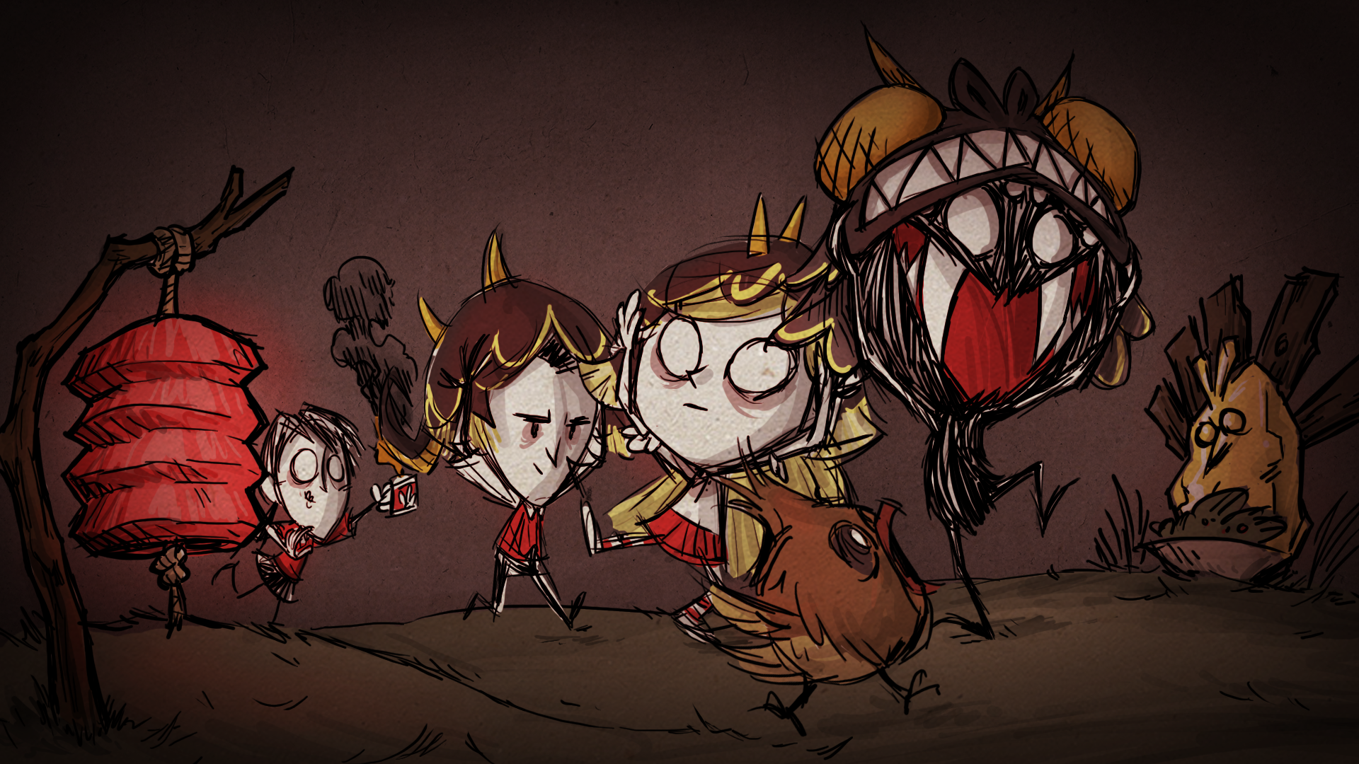 My wallpaper for Wigfrid - [Don't Starve Together] General Discussion -  Klei Entertainment Forums