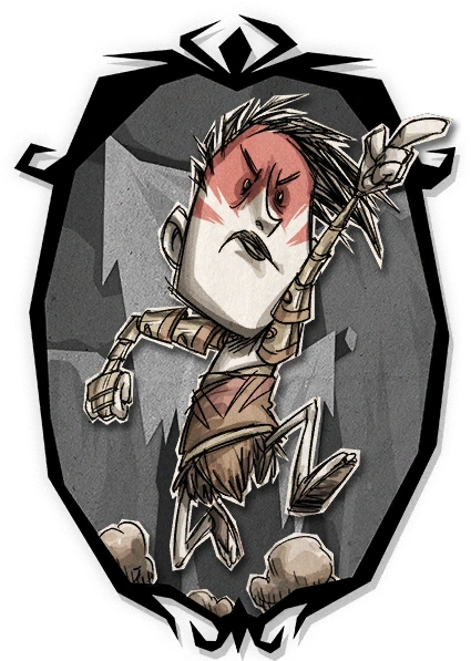 Znalezione obrazy dla zapytania don't starve warrior wes