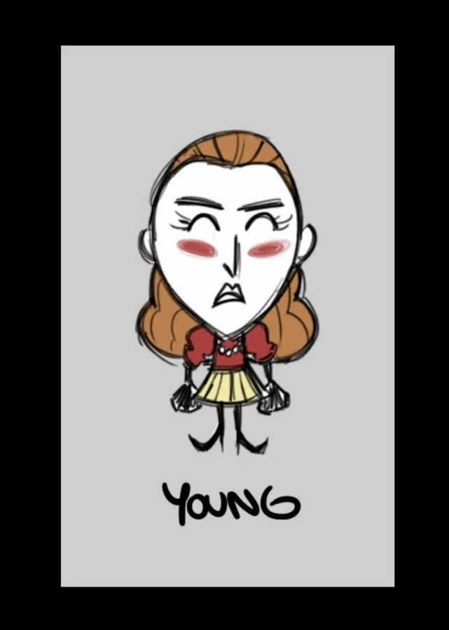 Image result for don't starve young wickerbottom