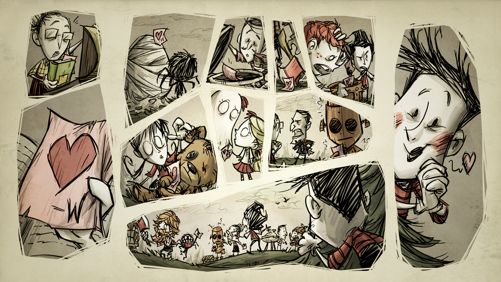 Don't Starve Веббер комиксы