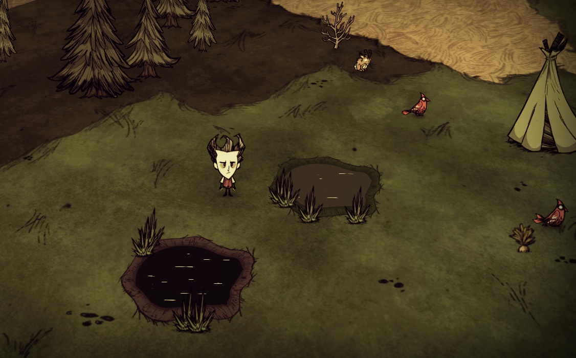 Как воскреснуть в don t starve together. Пруды don't Starve together. Донт старв тугезер. Don't Starve лягушки. Донт старв Гордж.