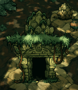 Ruins entrance Fountain