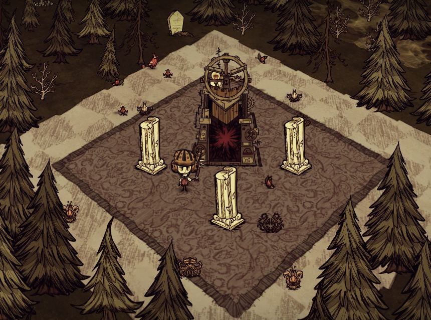 Don t starve как найти дверь максвелла