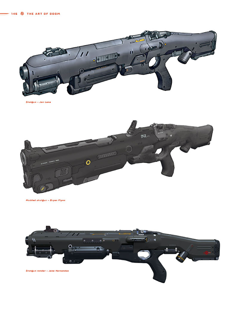Image The Art of DOOM (2016) Combat Shotgun.jpg Doom Wiki