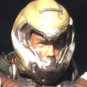 doom guy without helmet