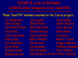 Icarus Credits
