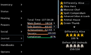 Menu SideQuests