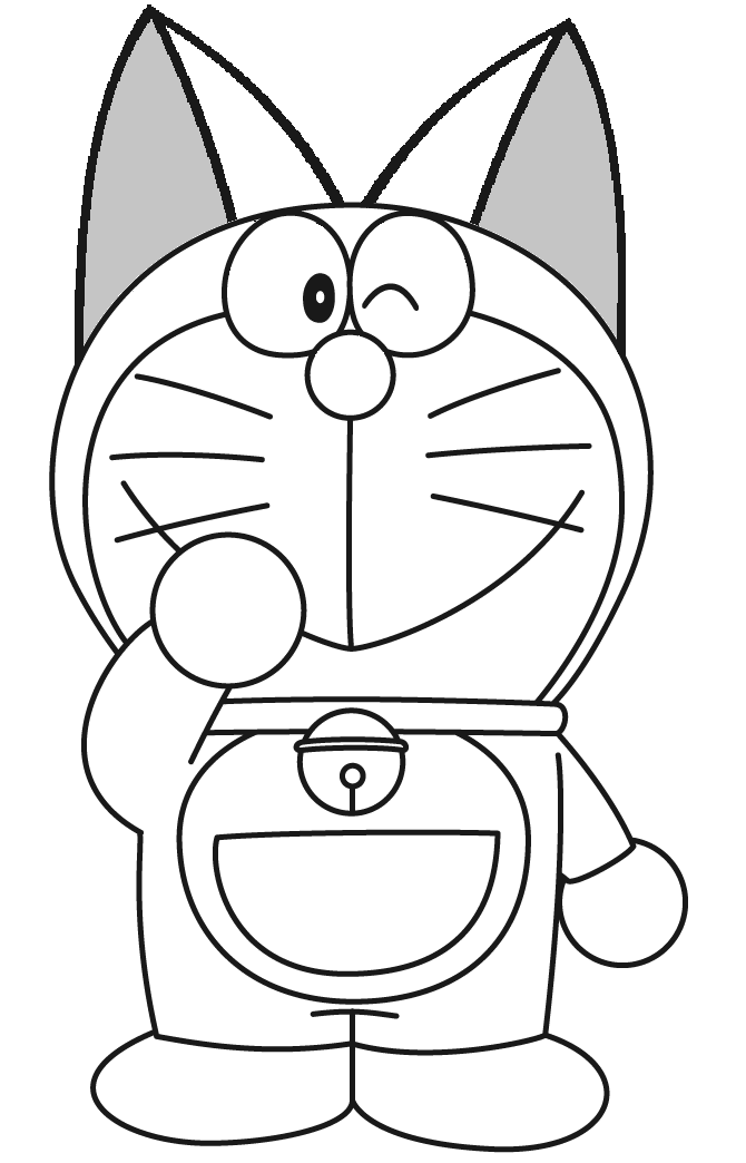 Download Image - Cute-doraemon-coloring-page.PNG | Doraemon Fanon Wiki | FANDOM powered by Wikia