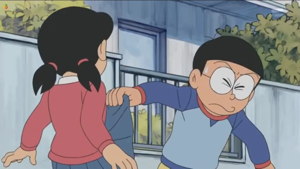 Image Goodbye, Shizuka Skirt lift.png Doraemon Wiki FANDOM