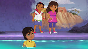 dora and friends into the city girl`s dragon in the school