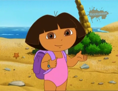 Dora The Explorer Baby Crab Swimsuit