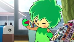 Kibou nghịch nắp bút